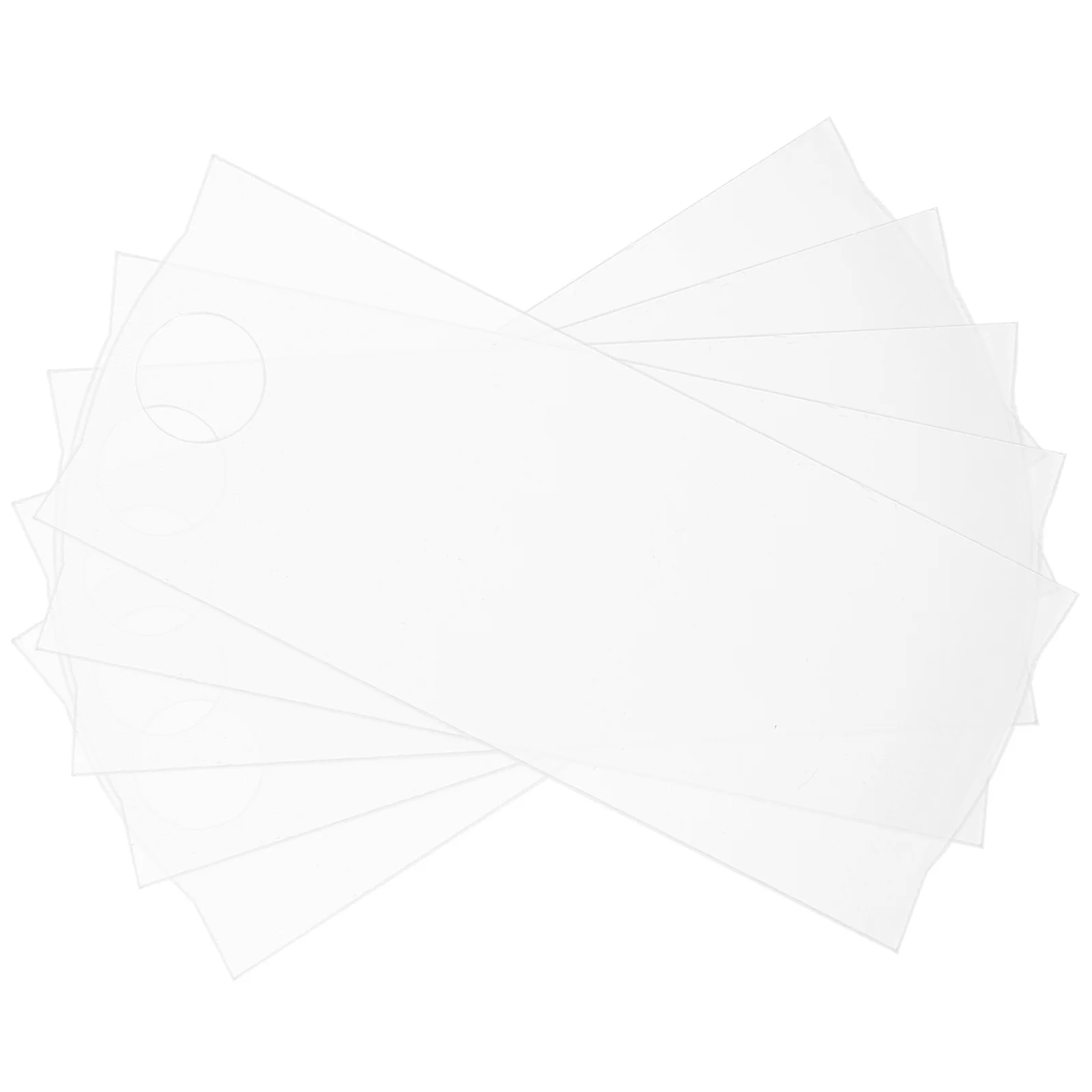 

5pcs Blank Tags Sublimation Acrylic Plates For Cup Convenient Convenient Blank Name Plate Diy Name Badges Notable Cup Decor