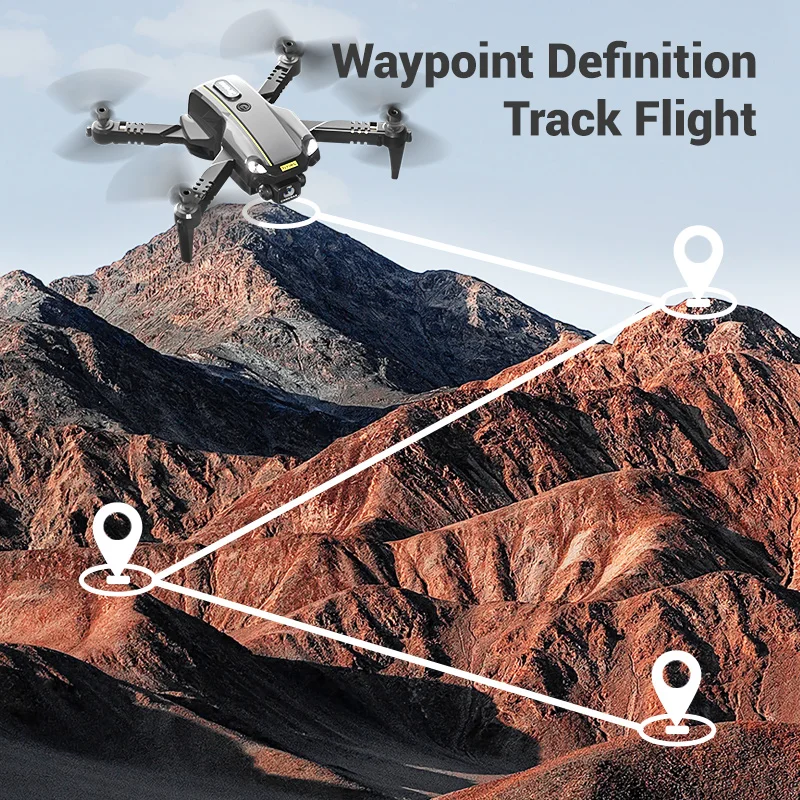 JJRC H126 Mini Dron plegable RC Dron de un botón de despegue y aterrizaje modo sin cabeza cámara aérea HD aviones de juguete para niños regalos