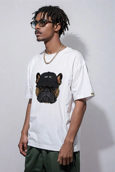 

KariysHot Sale Classic Men's Classic Tee Shari Pei Print Cotton Round Neck Comfortable Short Sleeve Casual Sport T Shirt