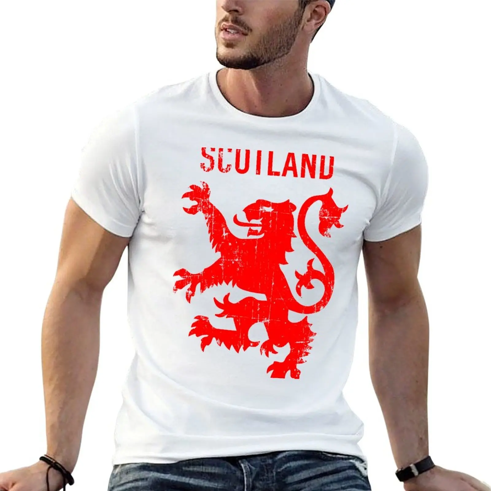 Scotland - Red Lion Rampant T-Shirt tshirts personalised sports fans shirts men graphic