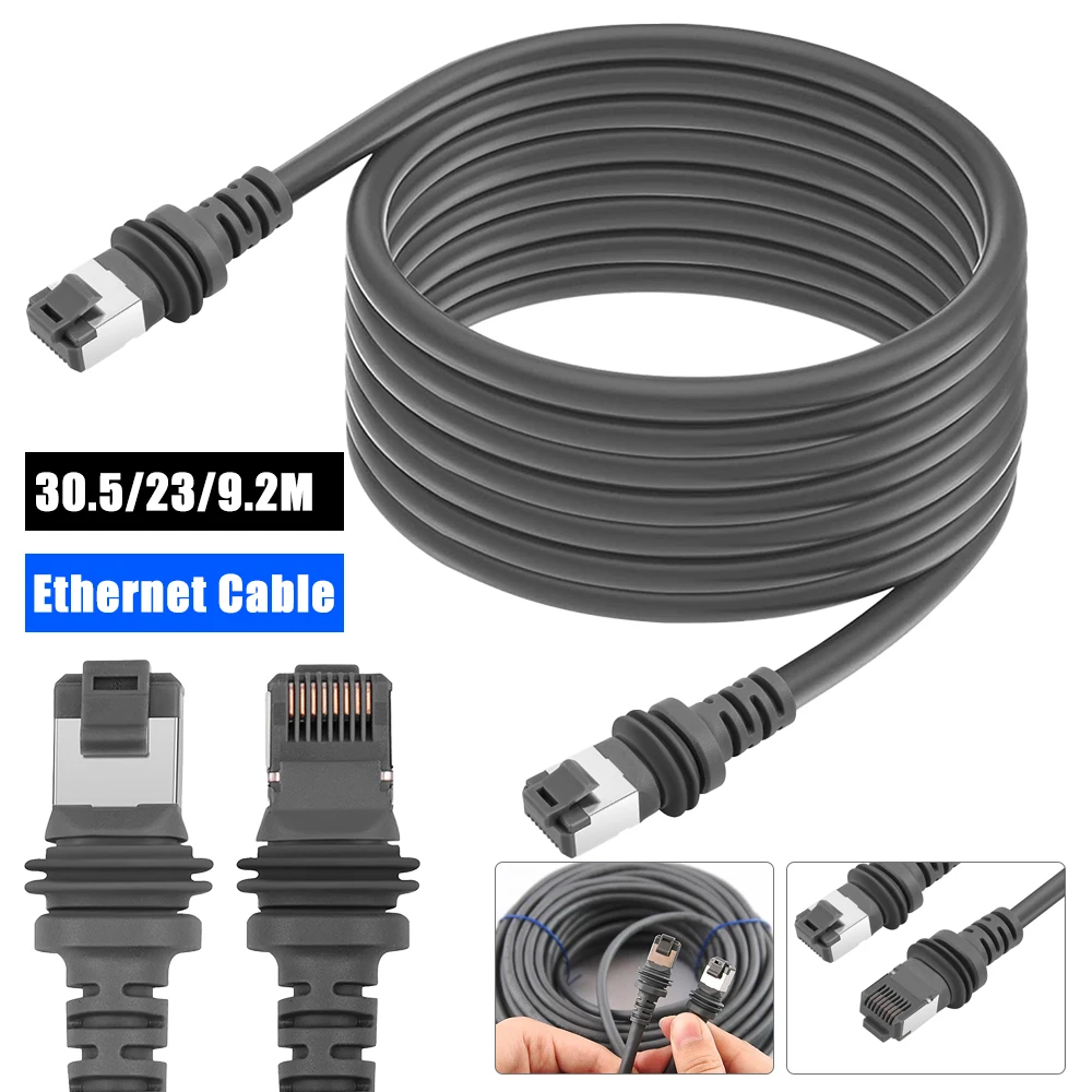 For Starlink Gen 3 Cable Ethernet Cable 2000Mbps Standard V3 Cable Ethernet Cord W/ RJ45 Connector Plug and Play for Starlink V3