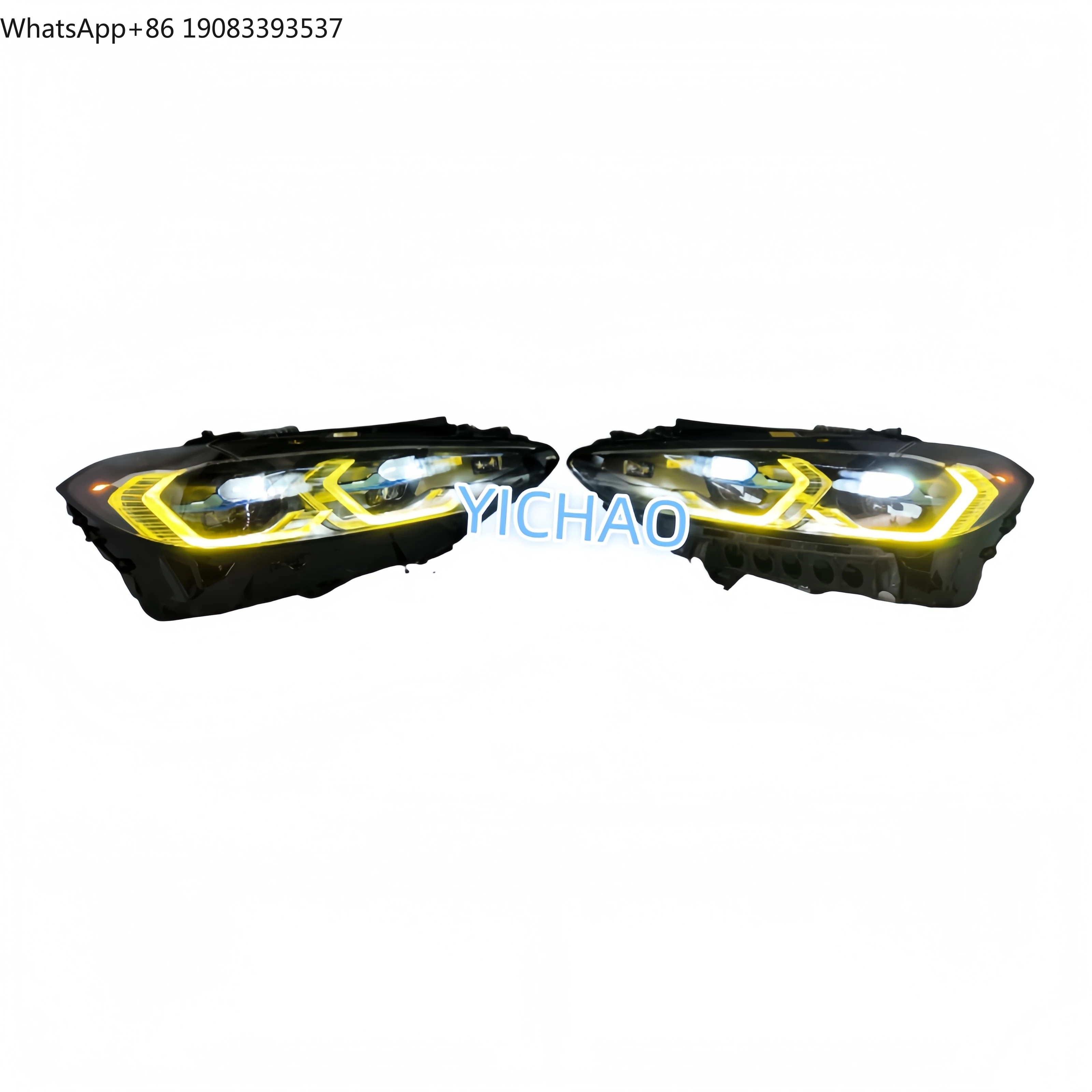 

Подходит для BMW 4 серии G22 G23 G26 G80 G82 420i 425i 430i M440i M3 M4 2020-2023 годов выпуска, автомобильные фары, версия для США, лазерные фары.