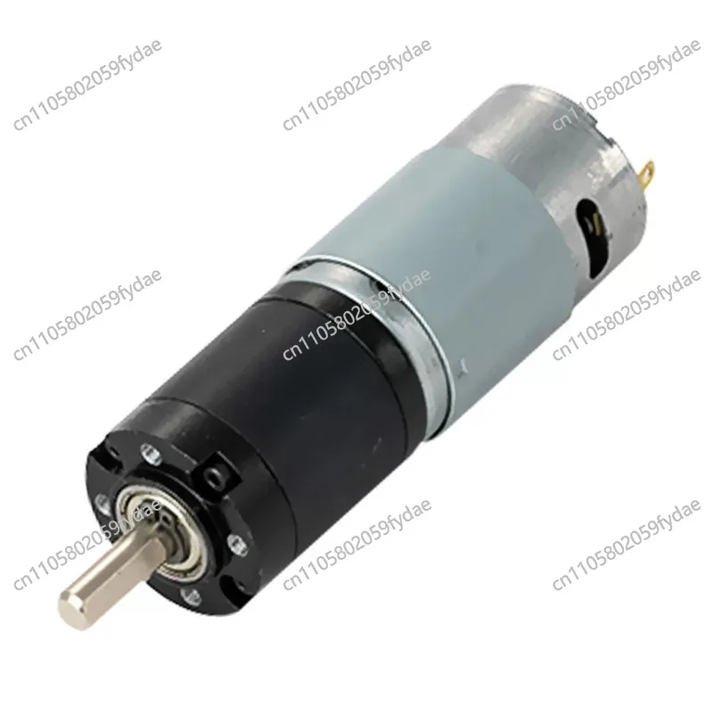 JH28-395 DC planetary geared motor wear resistance low noise high speed large torque full iron tooth