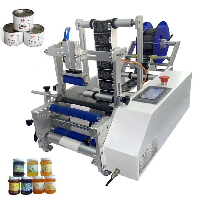 

APM-L220 Labeling Machine for Plastic Bottles Water Bottle Laneling Semi-automatic Round Bottle Labeling Machine