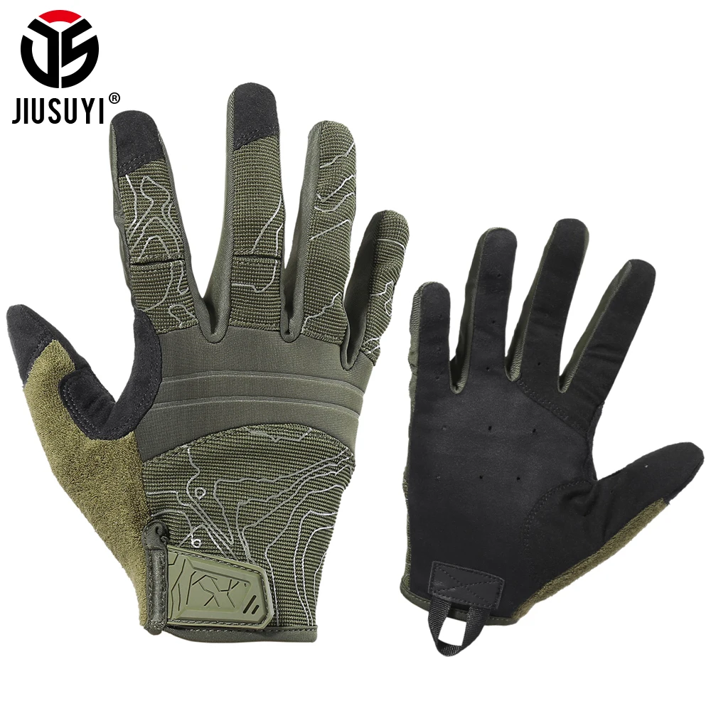 Breathable Tactical Gloves Driving Paintball Shooting Airsoft Combat Work Sports Touch Screen Protective Full Finger Glove Men