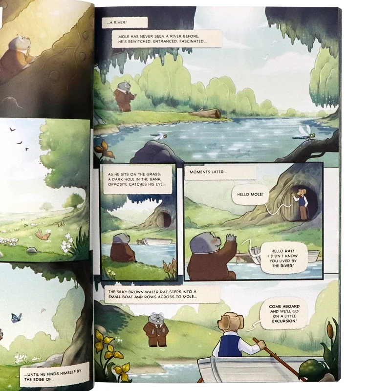 The Wind in the Willows Graphic Novel, Children's books aged 6 7 8 9 English book, Graphic Novels 9781474968867