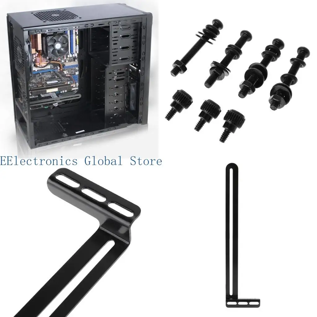 462B For PCI Side-Blown Graphics Card Cooling Fan Mount Bracket Holder Universal