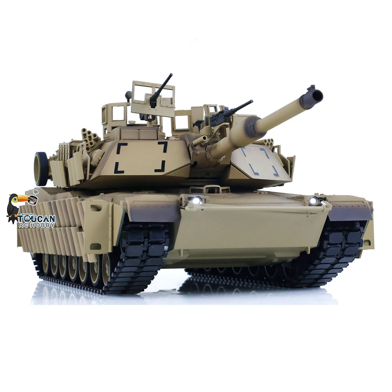 Tongde RC Czołg Bitewny na Podczerwień BB 1:16 Abrams M1A2 SEP TUSK II 320 °   Obrotowe modele wojskowych czołgów elektrycznych TH23305-SMT7