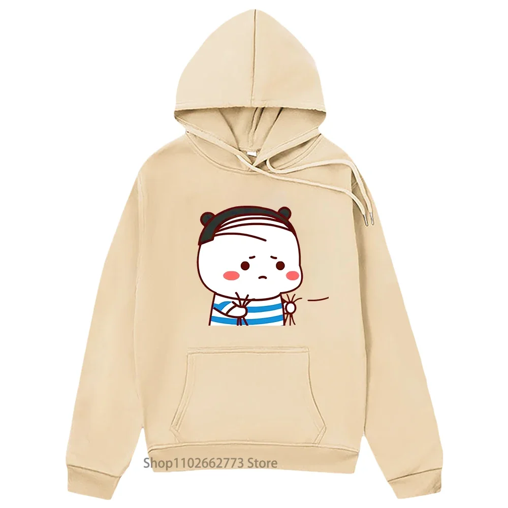 Cute Bubu Sad Because of Losing Game Hoodie Kawaii Panda Bear Graphic Sweatshirt Women Clothing Men Korean Styl Top Kawaii Hoody