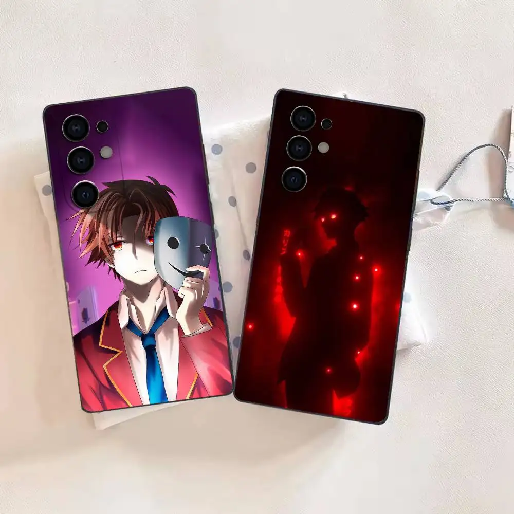 HOT V-Classroom of the Elite Ayanokoji Phone Case For Samsung S26,25,24,21,22,21,20,10,9,8,7,6,Ultra,Plus,Fe, Lite Black Cover