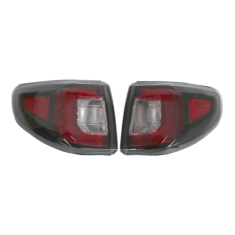 Brake Lamp Assembly Rear Tail Light 1 Pair For GMC Acadia SL 2013 ABS + PC + LED Clear & Red