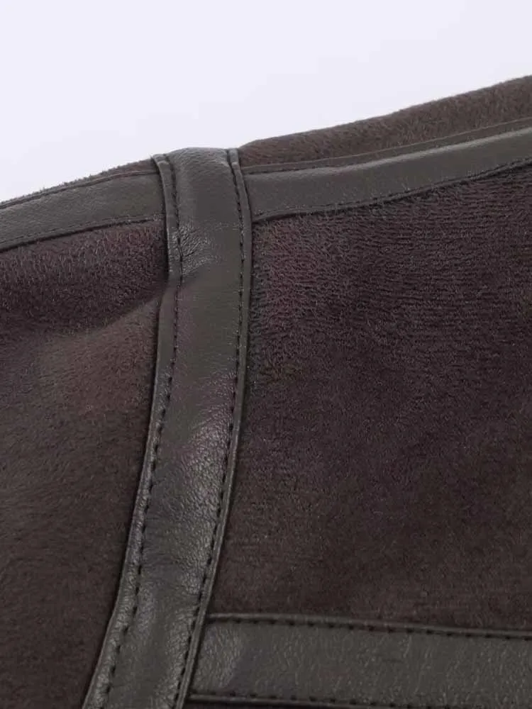 Nieuw binnen in Europese en Amerikaanse stijl, modieus dameskledingontwerp, veelzijdig dubbelzijdig jasje met lange mouwen