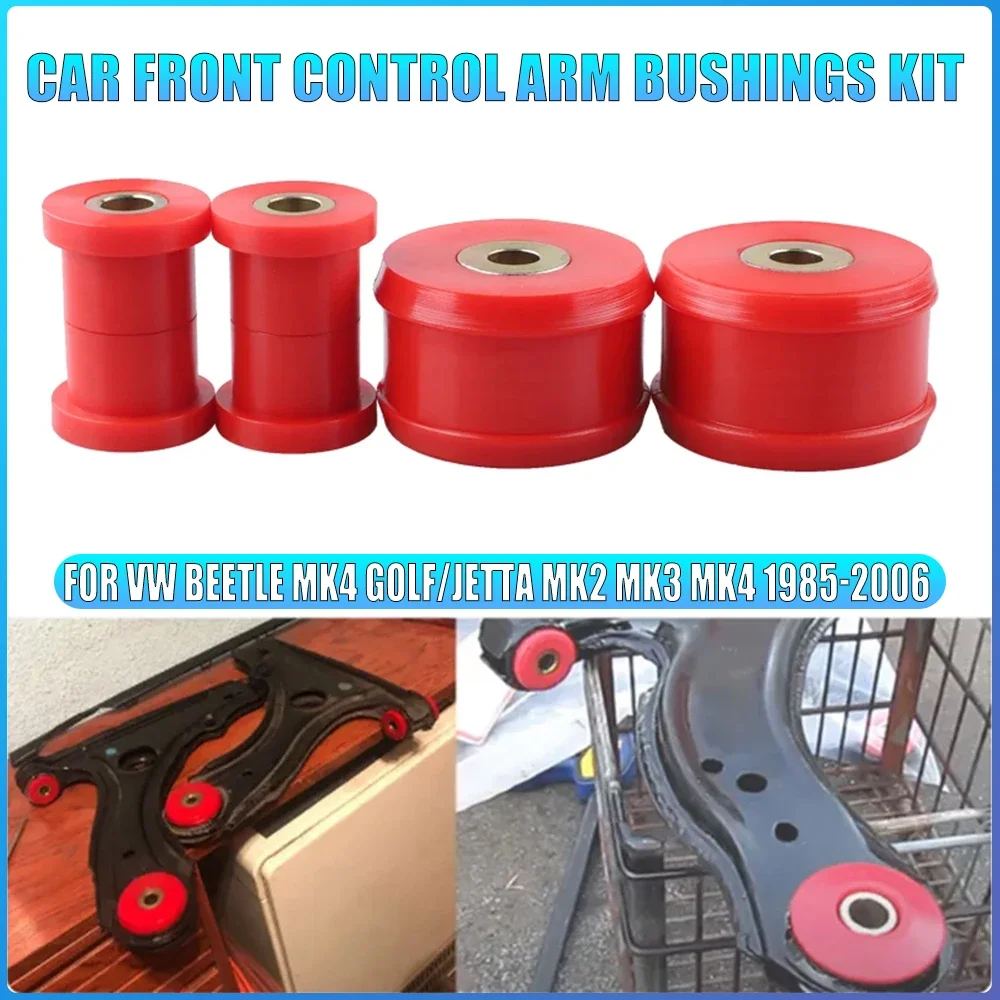 

Polyurethane Car Front Control Arm Bushings Kit 22-202 for VW Beetle MK4 Golf/Jetta MK2 MK3 MK4 1985-2006 Car Accessories