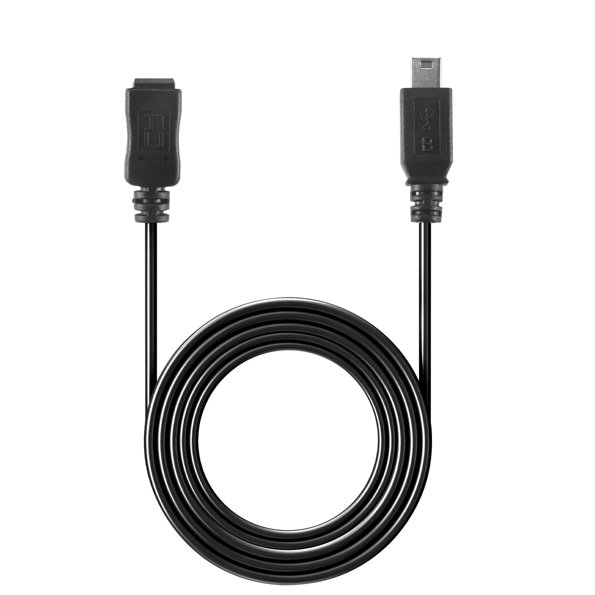 1.5m Mini USB B 5 pinos macho para fêmea cabo de extensão adaptador preto