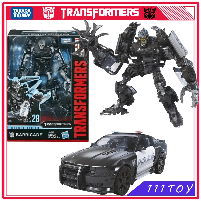 

In Stock Takara Tomy Transformers Studio Series Deluxe Class SS28 Barricade Anime Figures Robot Toys Action Figure Gifts Hobbies