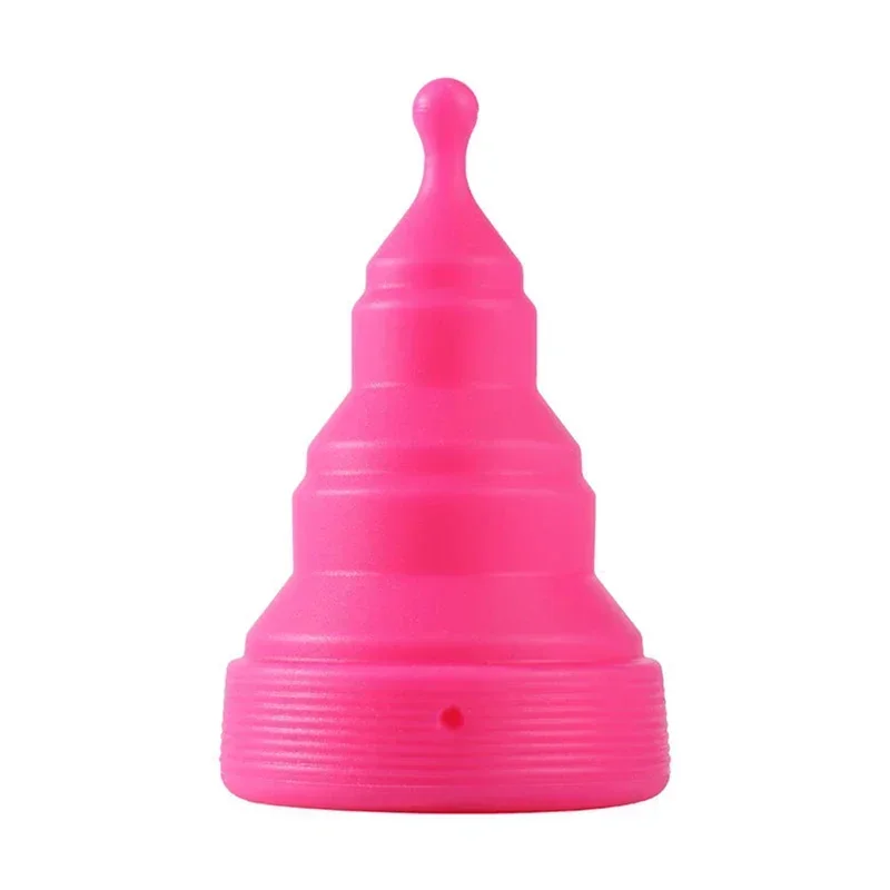 كوب حيض قابل للطي للنساء ، لوازم الحيض القابلة لإعادة الاستخدام ، الرعاية الصحية ، أكواب حماية البيئة ، 1 صانعة #5