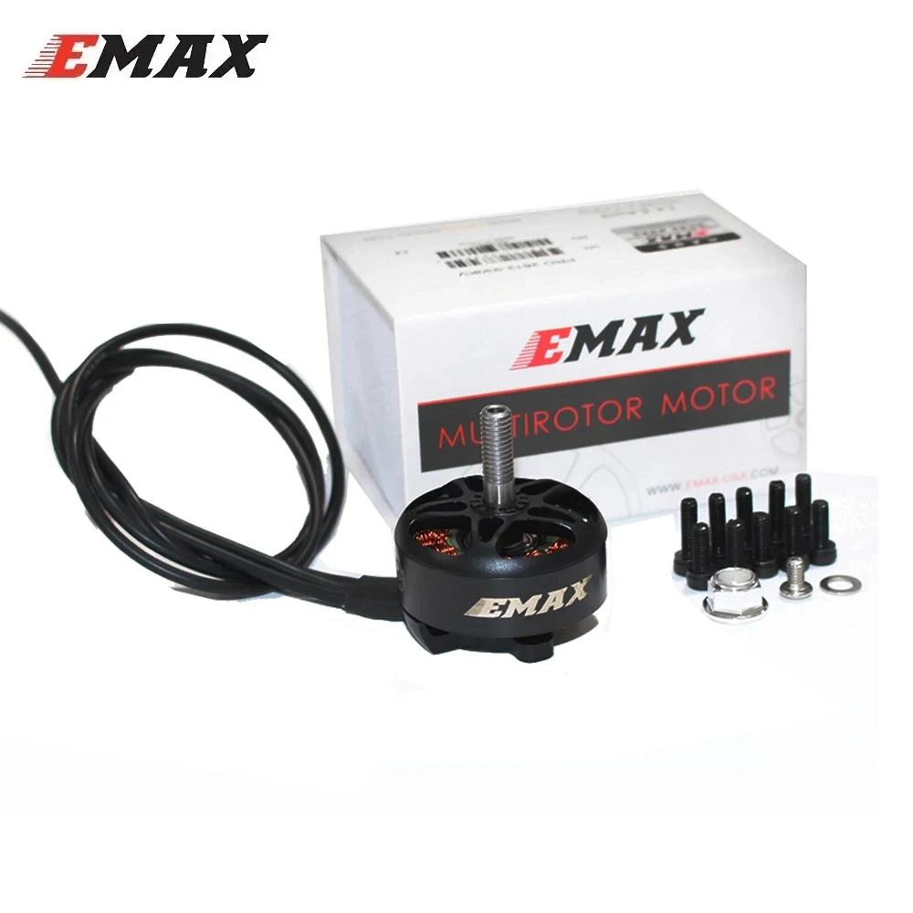 

EMAX 2808 PRO 1350KV/1500KV/1900KV Бесщеточный двигатель, совместимость 3-6S, пропеллеры 5-7 дюймов для гоночного дрона RC FPV