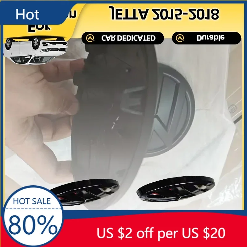 

Новые наклейки-эмблемы для VW VOLKSWAGEN, 2 шт., для передней решетки/задней крышки, для VW Jetta 2006-2023, наклейки-логотипы для автомобиля.
