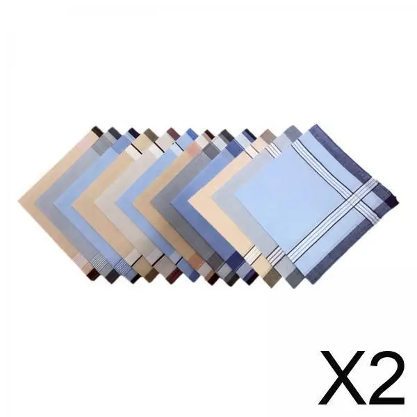 2x مناديل رجالية أنيقة - إكسسوارات أنيقة للمناسبات الخاصة #1