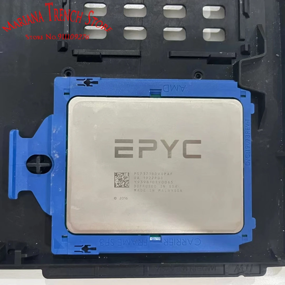 

Процессор для EPYC 7371 16 ядер 32 потока базовые часы 3,1 ГГц Макс. Буст до 3,8 ГГц L3 Кэш 64 Мб TDP 200 Вт