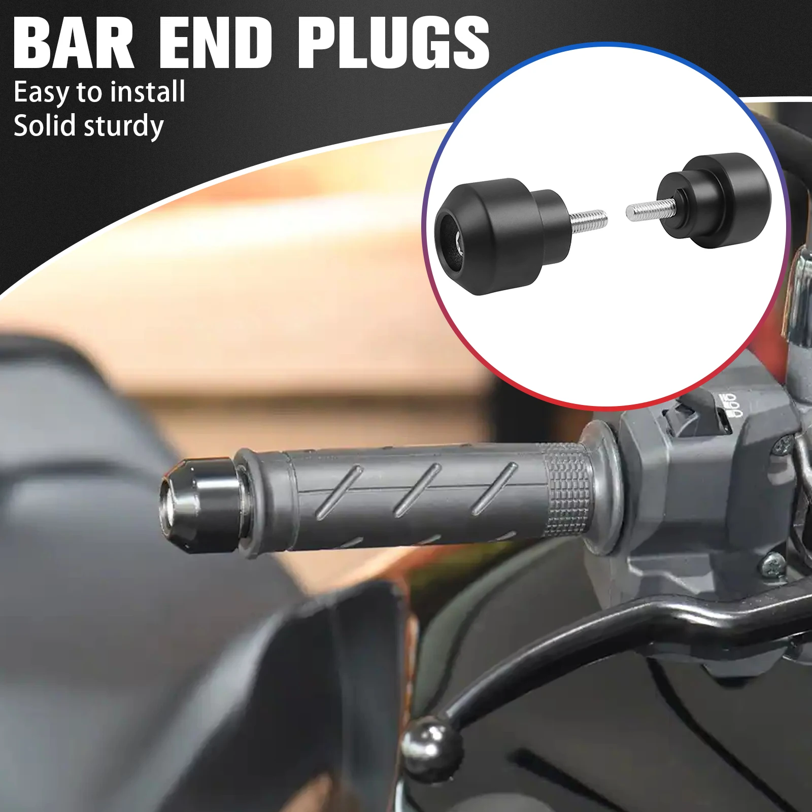 

Handlebars Grips Cap End Plugs Handlebar End Weight Slider For Motorcycle Handle Bar For Honda CB1000R CB1000 R CB 1000 R 21-24