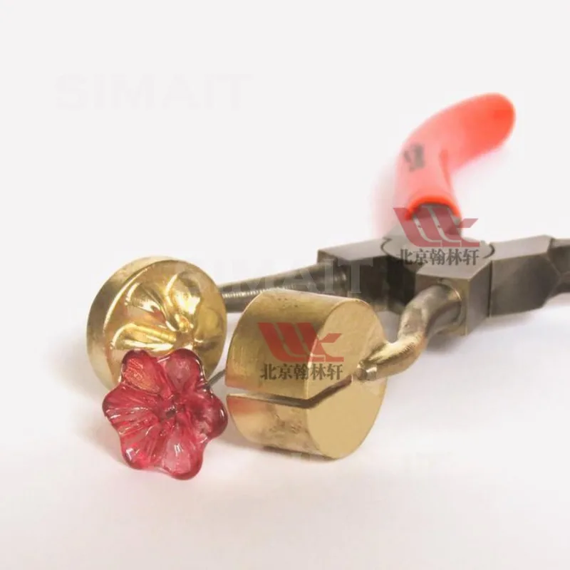 Big Copper Corolla B 6-petal Corolla Pliers Lamp Worker Burning Glass Tools New