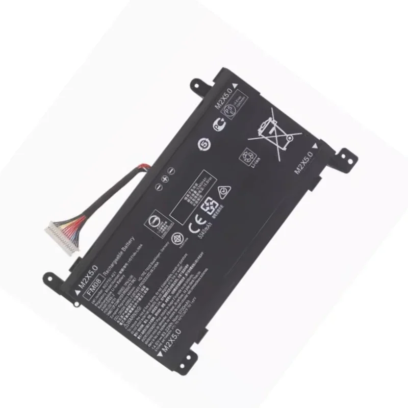 New FM08 14.6V 5700mAh 12 Pin Connector Laptop Battery Replacement for HP Omen TPN-Q195 17-AN014NG Series Notebook 922976-855