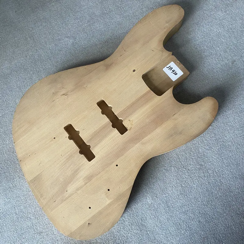 JB420 Unfinished Custom Order Soild Basswood 4 Or 5 String Electric Guitar Bass Body Active JB Pickups No Paints DIY Parts