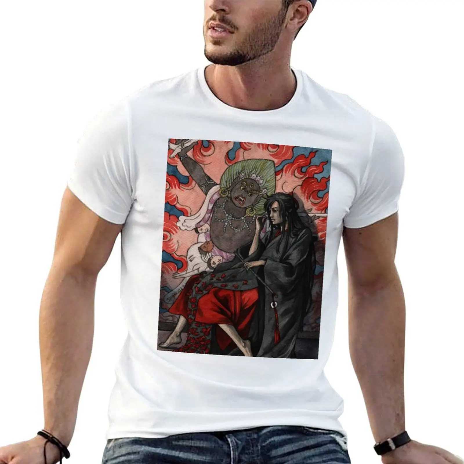 

Yiling Laozu T-Shirt t shirt personalised t shirt man cotton T-Shirt