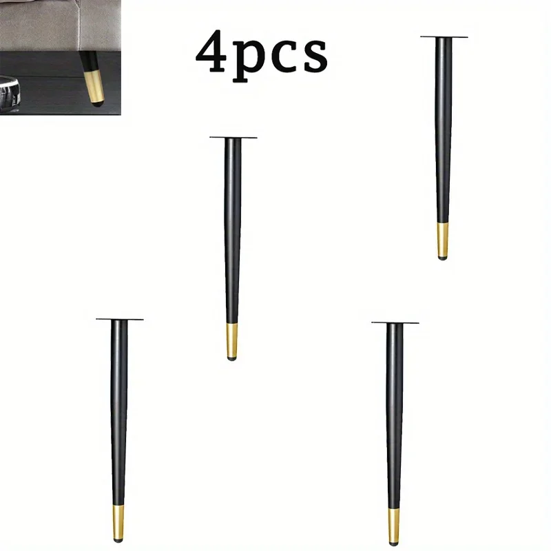 

4pcs Sofa Living Room Bedroom Table Cabinet TV Stand Feet Furniture Accessories Furniture Legs Metal Furniture Legs Replacement