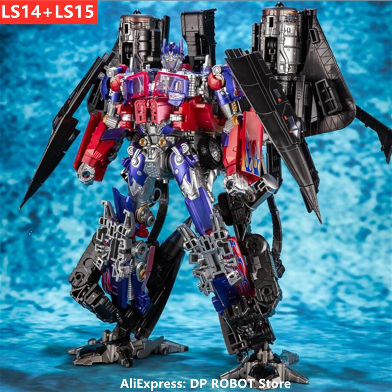 [IN STOCK] AOYI Transformation LS14 HMK-07 OP Commander LS15 Jetfire Skyfire Movie Oversize Alloy Combination KO Action Figure