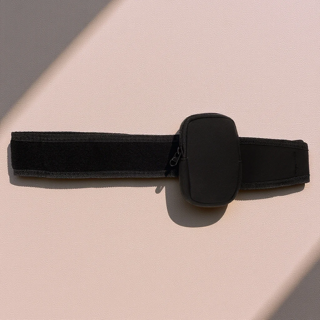 

1Pcs Microphone Waist Bag Smooth Safe Material Lightweight Design for Headset Transmitter Mic Pouch Storage Outdoor Indoor