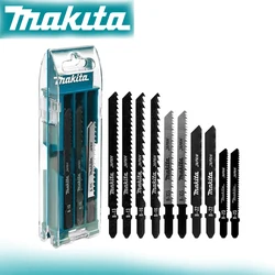 Makita B-44410 Комбинированный набор полотен для лобзика, 10 шт., лезвия общего назначения для дерева и металла, широкий диапазон режущих электроинструментов, аксессуары