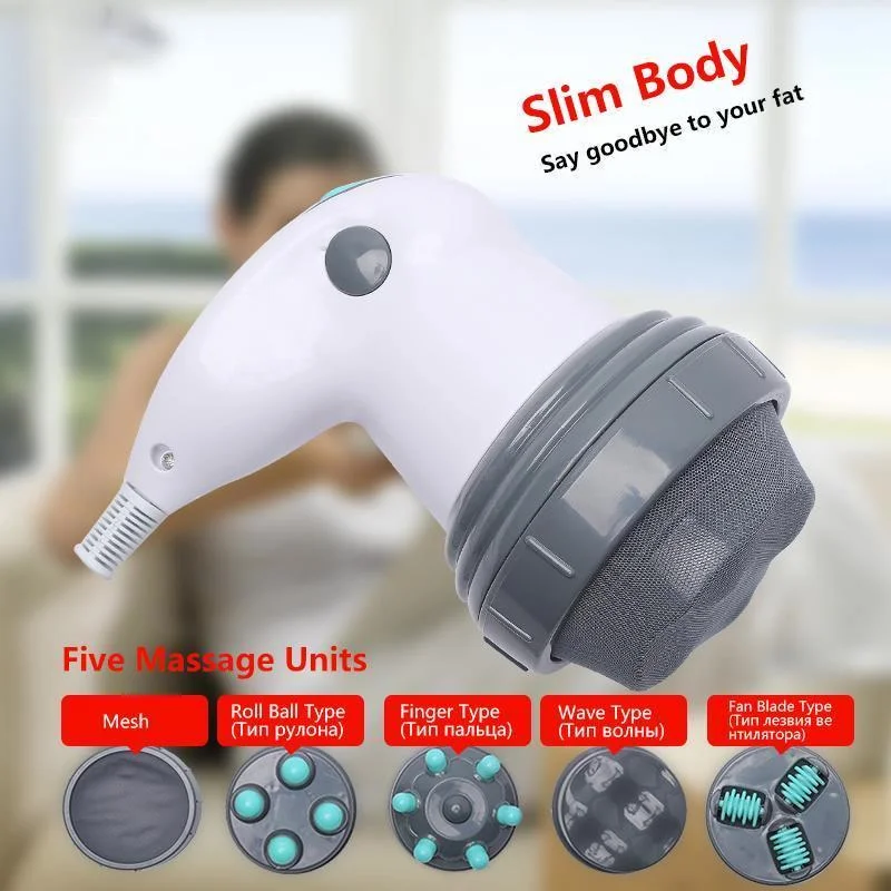 Anti-Cellulite Massager 4 IN 1 Infrared Electric Body Slimming&Relaxing Muscle 3D Roller Device Weight Loss Fat Remove Roller