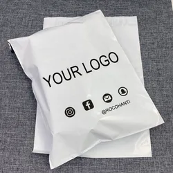 Custom LOGO 100% Biodegradable Recycled Compostable Mailer Bag Poly Mailers Eco Friendly Packaging Envelope Shipping Mailing Bag