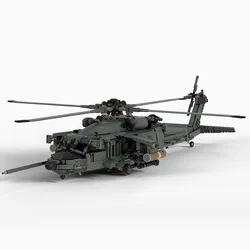 NEW 1547PCS WW2 Military MOC US MH-60L Black Hawk helicopter Model creative ideas high-tech ChildrenToyGift Fighter Plane Blocks