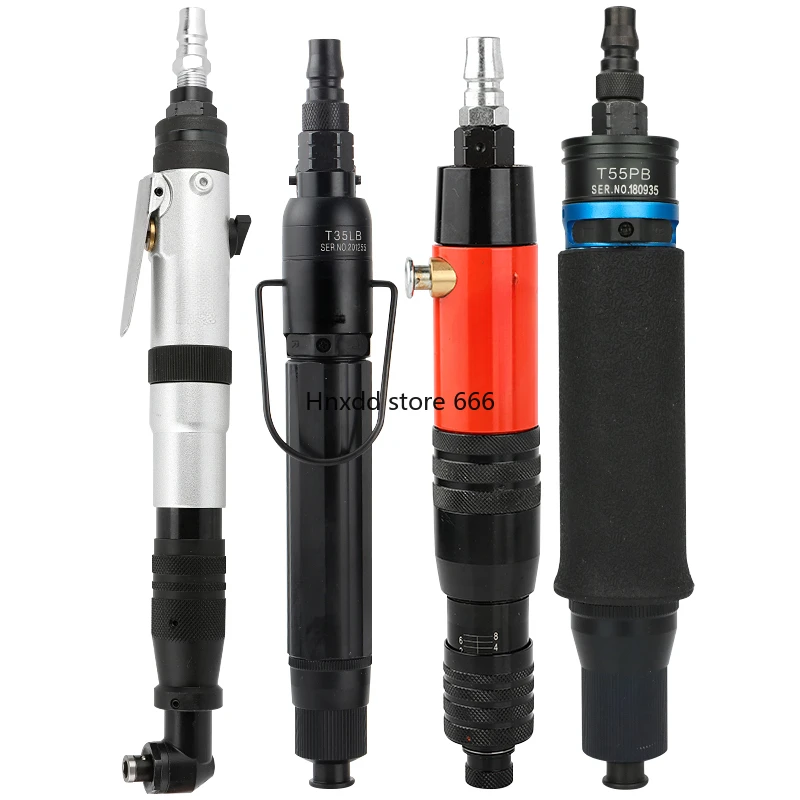 Fully automatic clutch type air batch preset torque automatic stop pneumatic screwdriver down pressure screwdriver