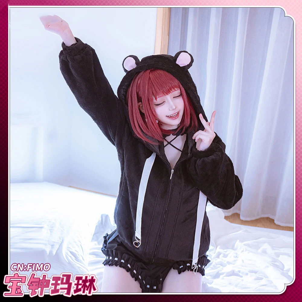 Houshou Marine Cosplay Costume Vtuber Cosplay Clothing Women Cute Pajamas Sexy Sleepwear Halloween Carnival Uniforms Custom Made