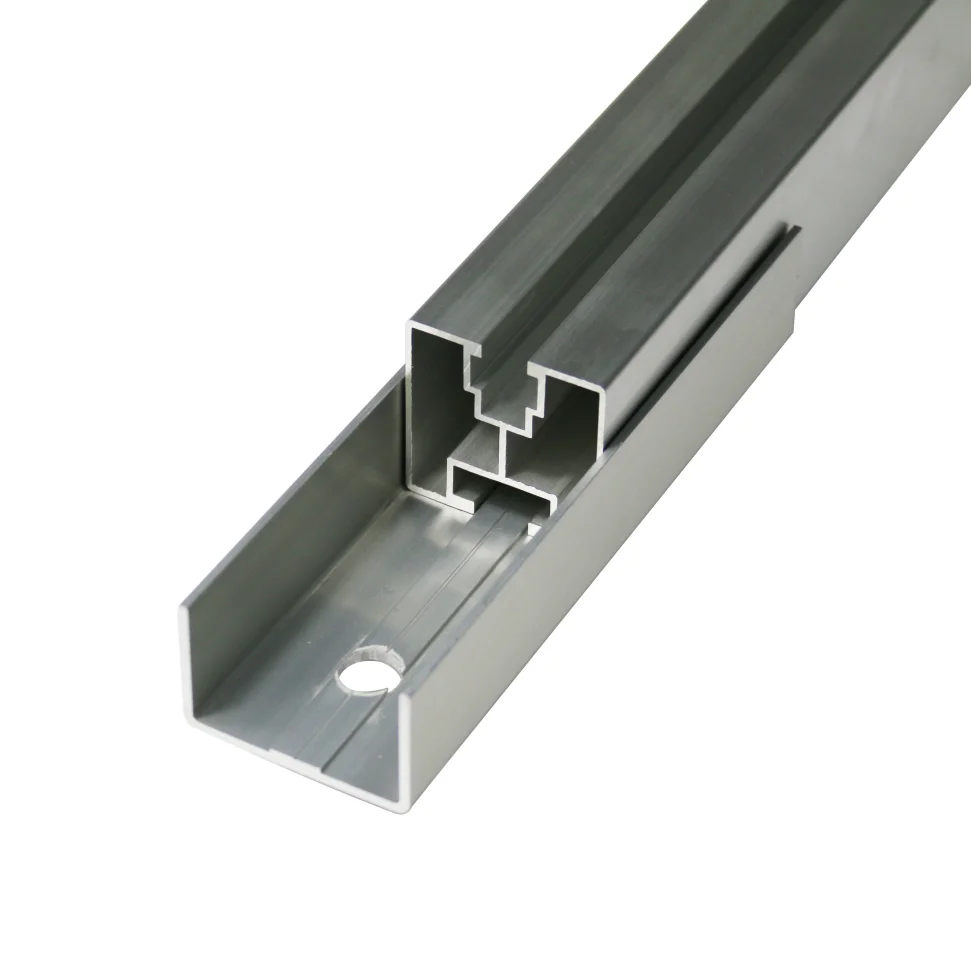 Aluminum PV Module Rail Link Kit, practical solar spare parts, connecting 4040 rail for residential rooftop solar panel rack ass
