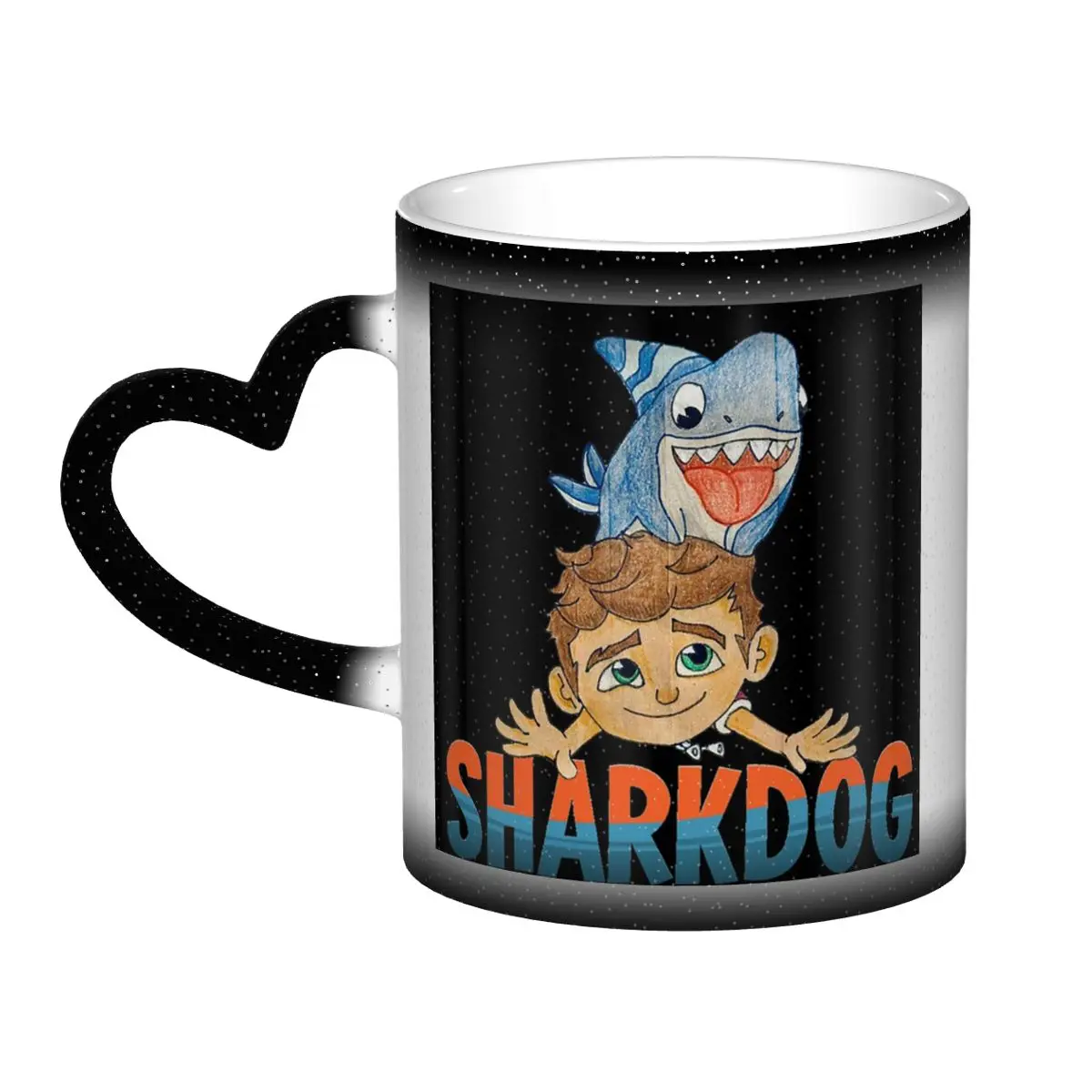 

Sharkdog Shark Mug Funny Ceramic Coffee Cups Tea Mugs Milk Cup Drinkware Gifts for Friends