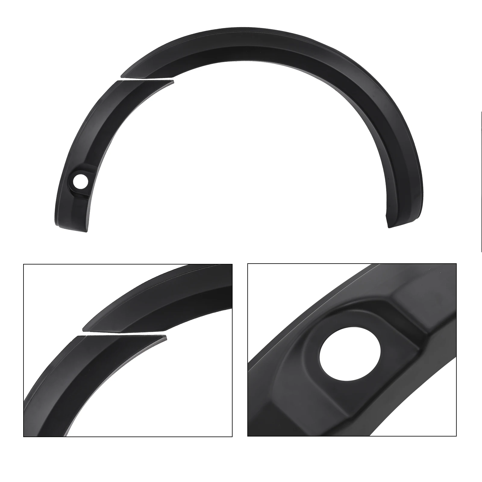 4 ''abs schlanke Kotflügel verbreiter ungen Kit breiter Radlauf für Ford Ranger Storm trak Thunder Wolftrak 2010-2015 mattschwarz 4x4 Zubehör – Detail 3