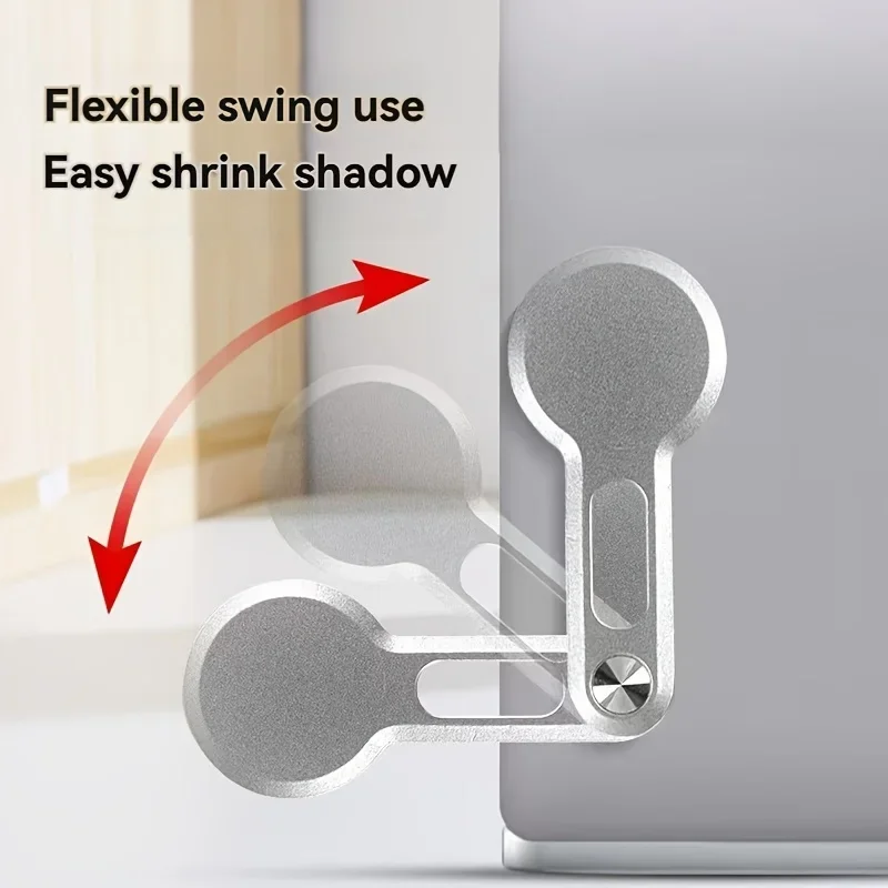 1PCS Aluminum Alloy Laptop Extension Stand Magnetic Phone And Computer Dual-Screen Portable Foldable Desktop Phone Stands