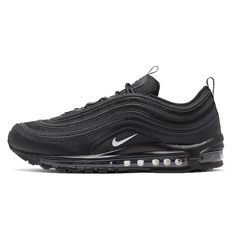 Nike Air Max AirMax 97 Black White Anthracite Metallic Triple Classic Trainers Jogging Sports Sneakers Women Men Running Shoes