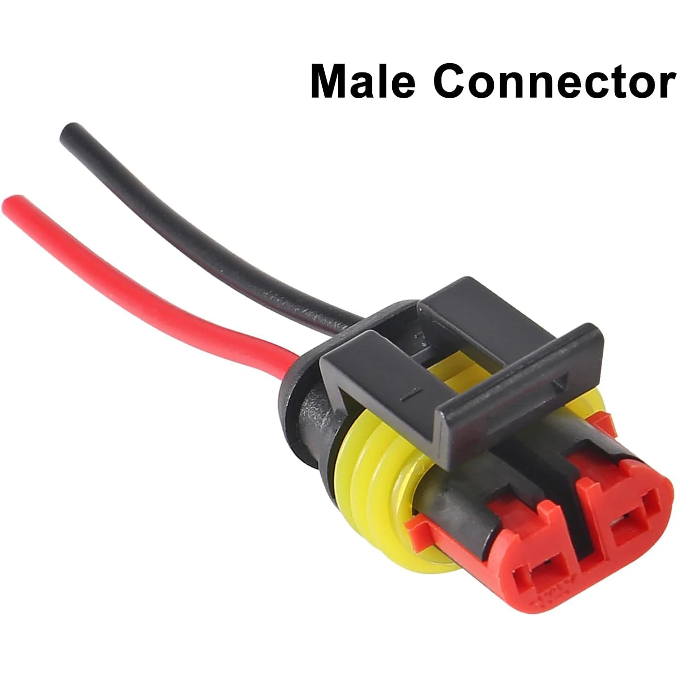 8 pares de conectores de 2 pines, enchufe eléctrico impermeable de 2 pines, conectores de cable eléctrico automático, conectores automotrices de desconexión rápida