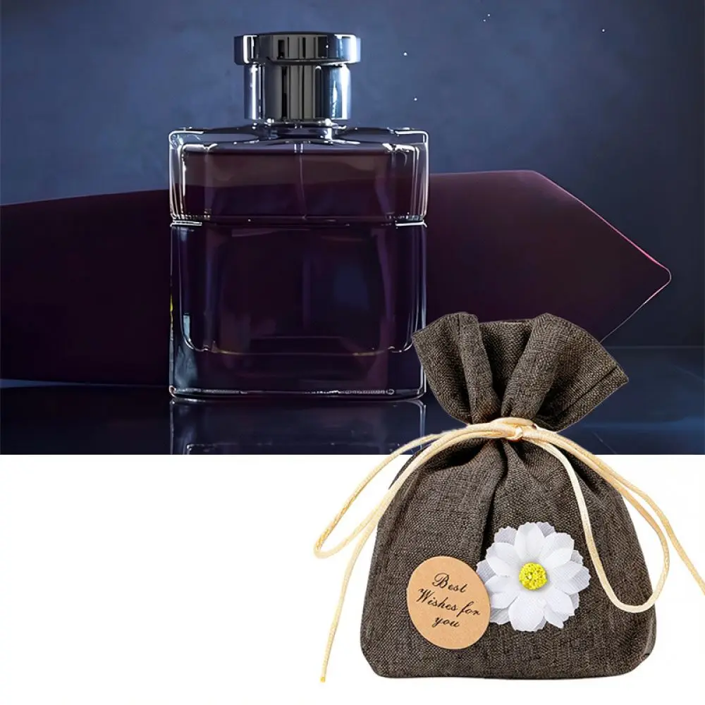 Automotive Air Freshener Hanging Perfume Sachet Gardenia Aroma Car Interior Ornament Decorative Odor Removing Accessory