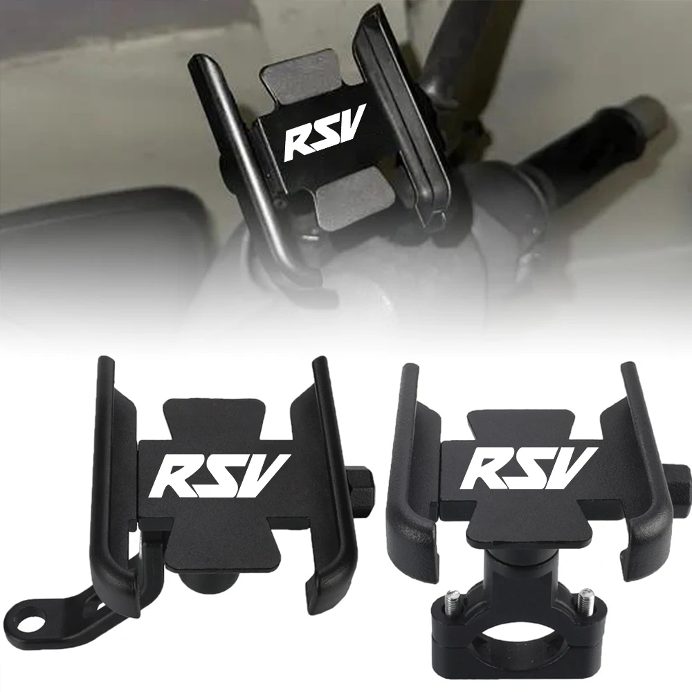 Motorcycle Accessories Handlebar Mobile Phone Holder GPS Stand Bracket For APRILIA RSV MILLE RSVR RSV4 FACTORY RSV4R RSV 4R 4RR