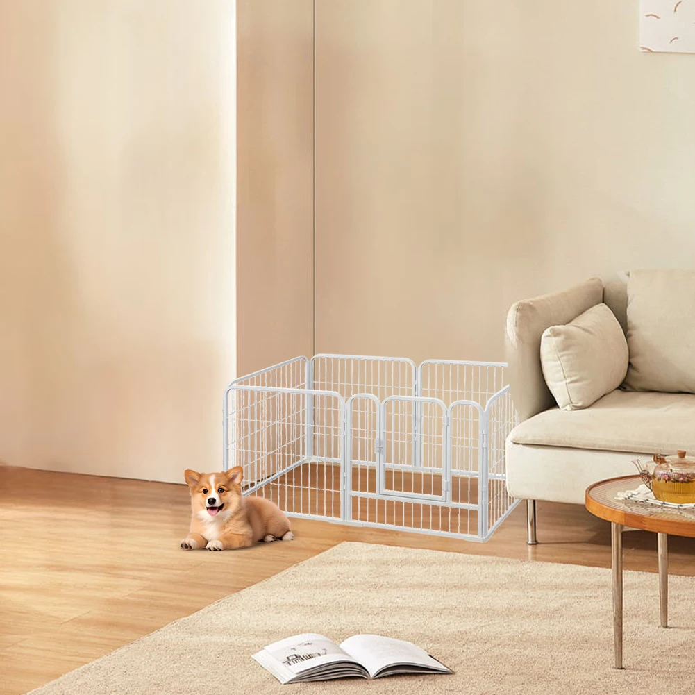 6 لوحات الثقيلة الكلب جرو روضة طوي ممارسة جرو بيت قفص الثقيلة الكلب ممارسة سياج للقطط جرو الأرانب