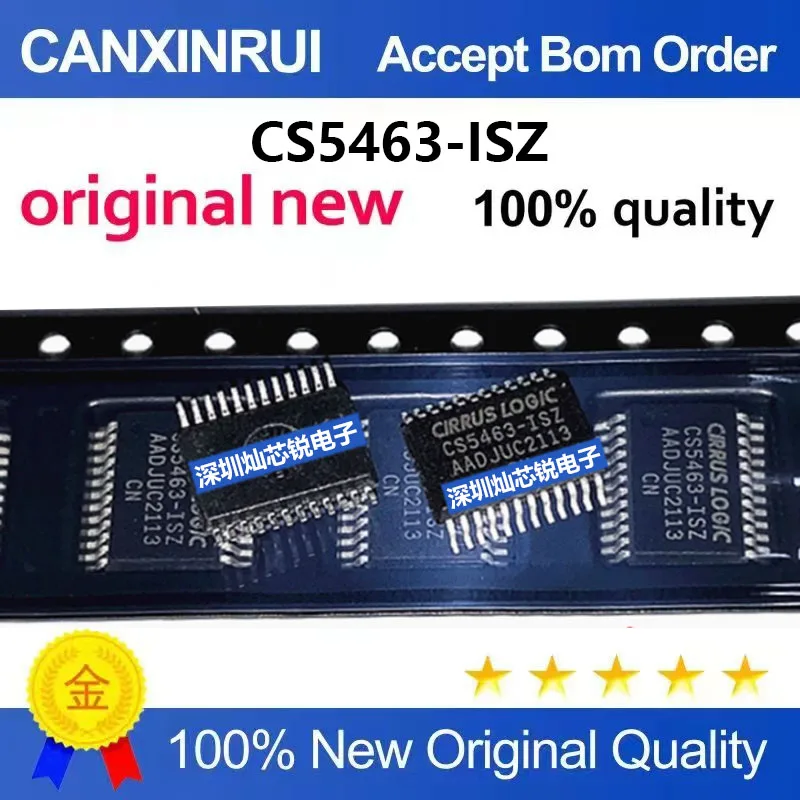 (5-100pieces)Brand New Original CS5463-ISZ CS5463 SMD SSOP24 Single-Phase Bidirectional Power Energy Chip