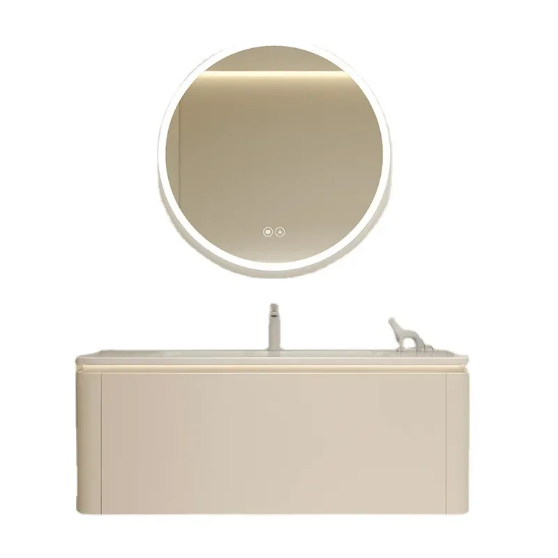 Ceramic Whole Washbin Bathroom Cabinet Cream Style Wash Basin Washbasin Bathroom Table