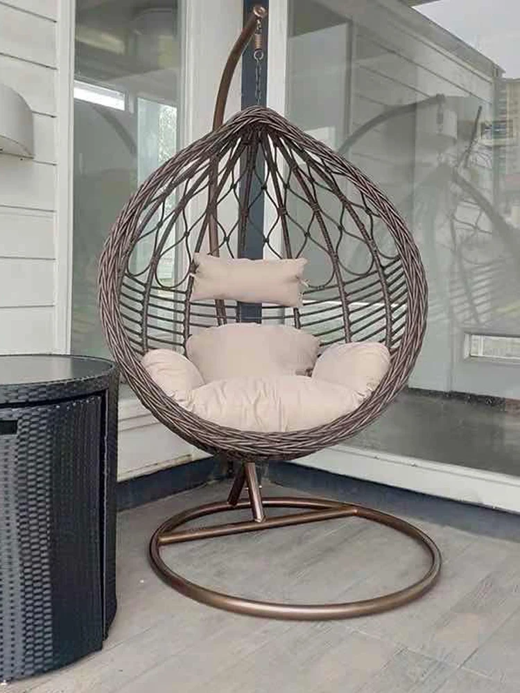 Bird's nest hanging chair rattan chair cradle chair home rocking chair balcony online celebrity cradle chair indoor